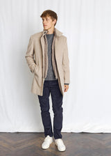BS Ontario Slim Fit Coat - Light Brown