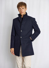 BS Ontario Slim Fit Coat - Navy