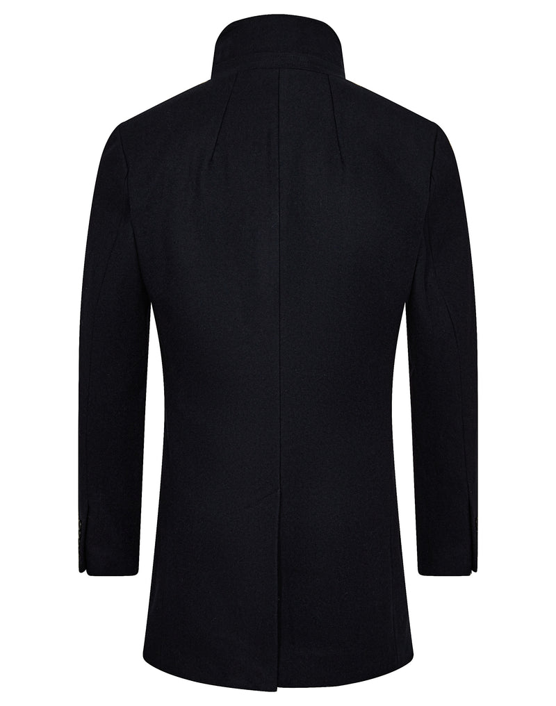 BS Ontario Slim Fit Coat - Navy