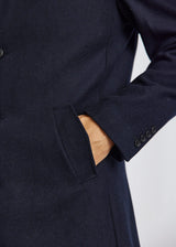 BS Ontario Slim Fit Coat - Navy