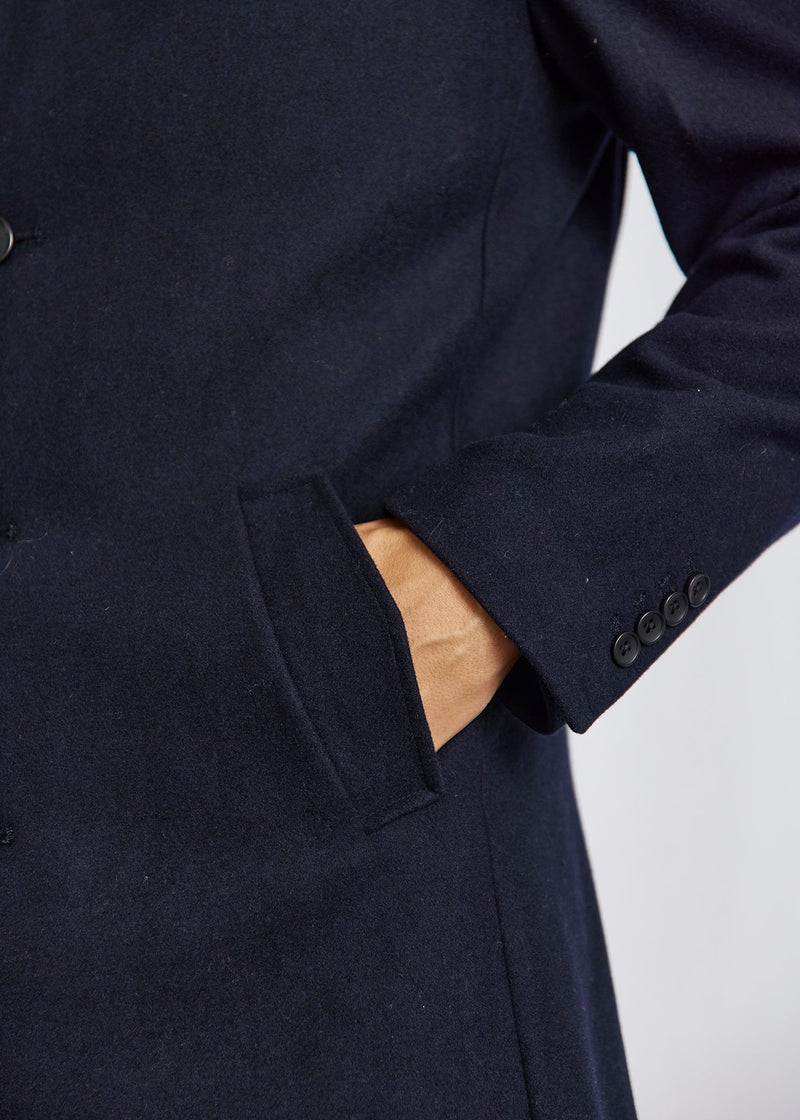 BS Ontario Slim Fit Coat - Navy