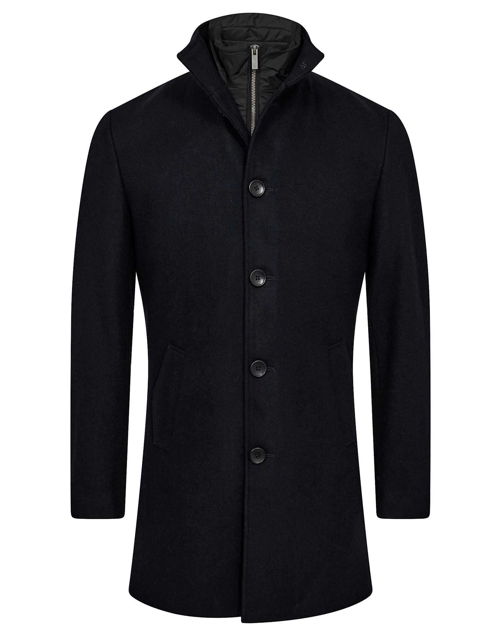 BS Ontario Slim Fit Coat - Navy