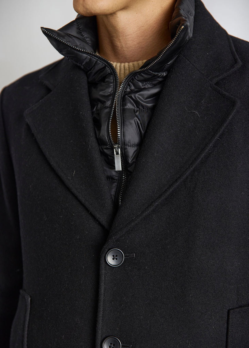BS Northland Regular Fit Coat - Black