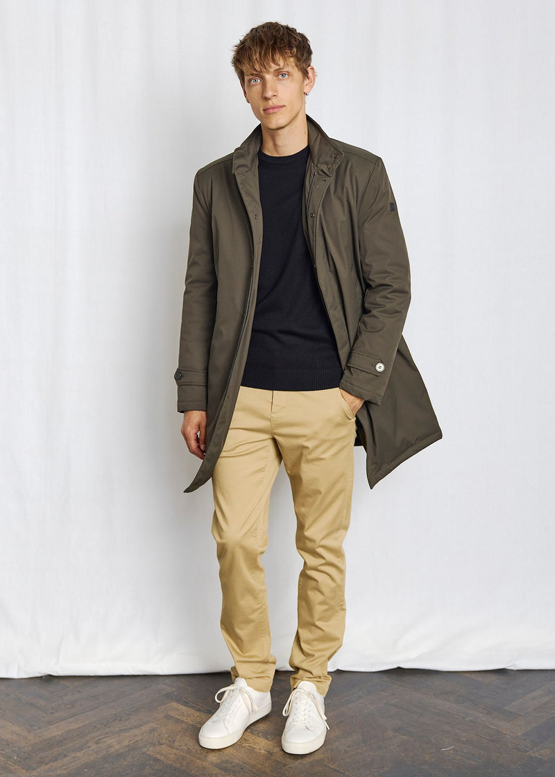 BS Bedford Slim Fit Coat - Army