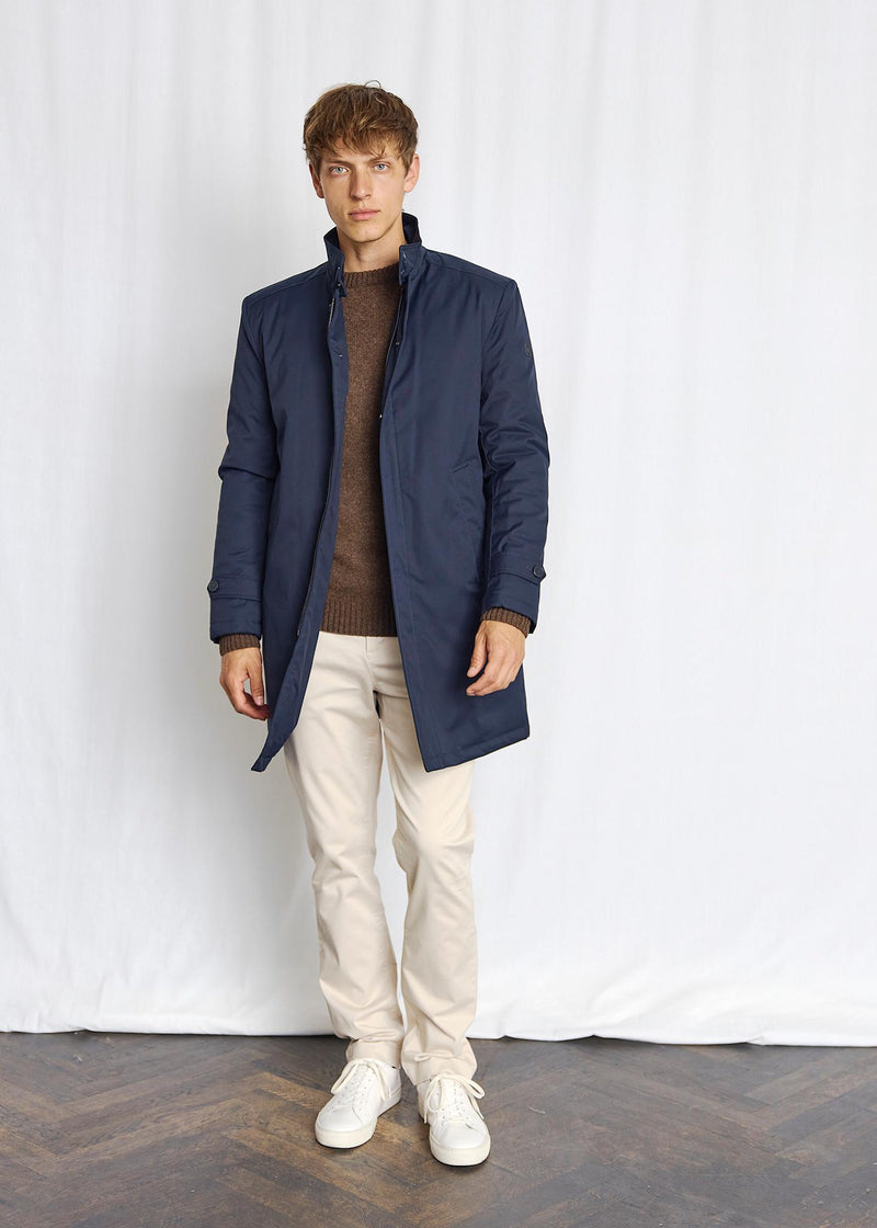 BS Bedford Slim Fit Coat - Navy