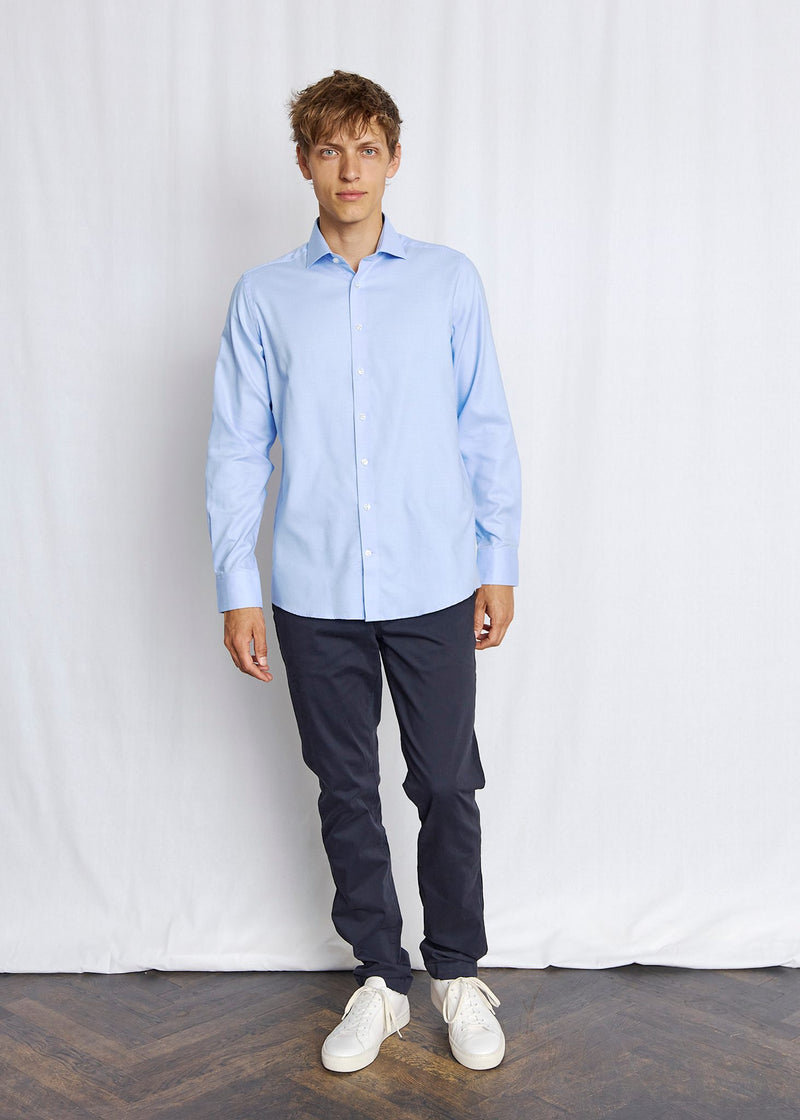 BS Acuna Slim Fit Shirt - Light Blue