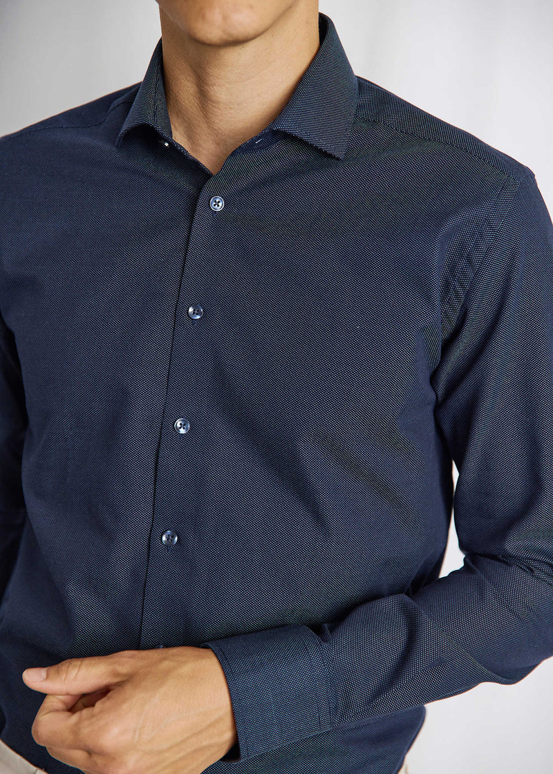 BS Arozarena Slim Fit Shirt - Navy
