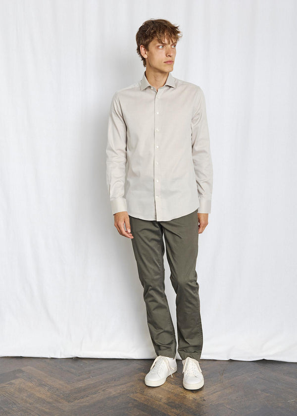 BS Caroll Slim Fit Shirt - Sand