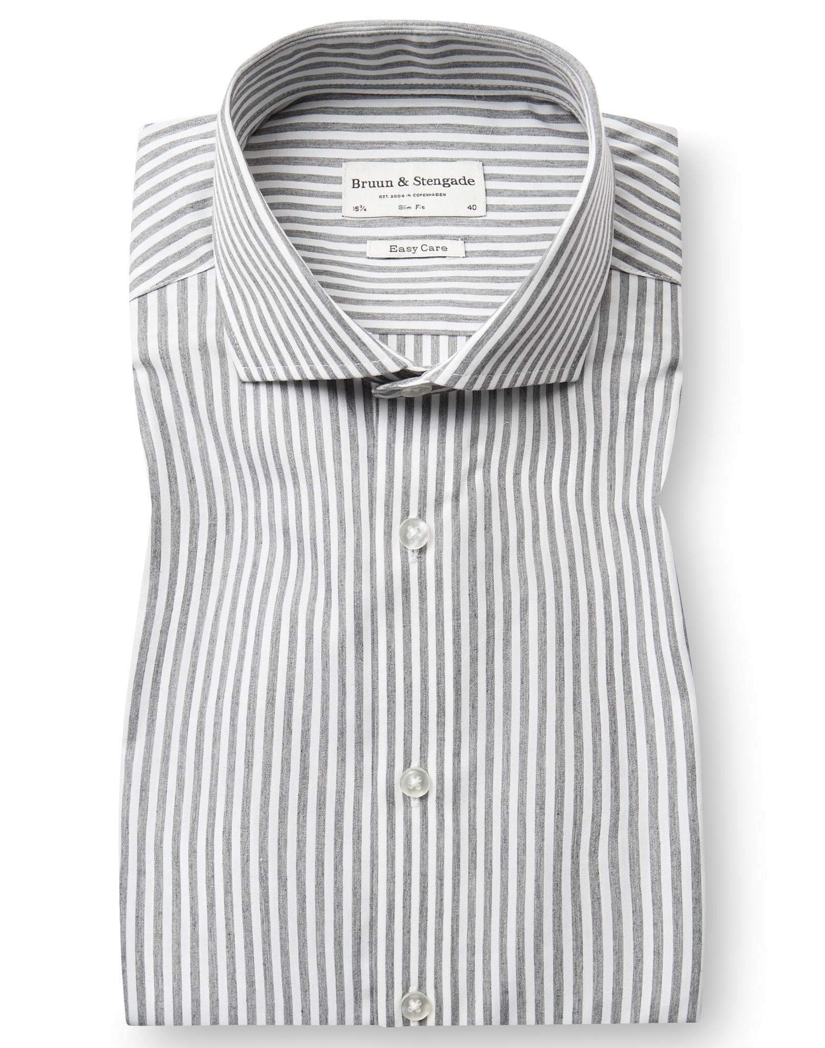 BS Cole Slim Fit Shirt - Green/White