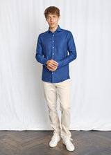 BS Diaz Slim Fit Shirt - Dark Blue