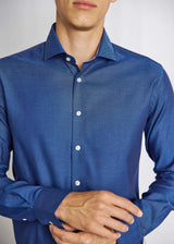 BS Diaz Slim Fit Shirt - Dark Blue