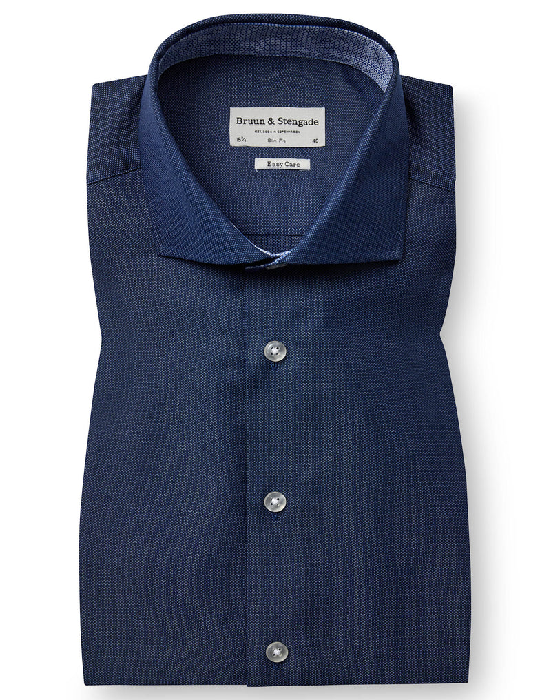 BS Diaz Slim Fit Shirt - Dark Blue