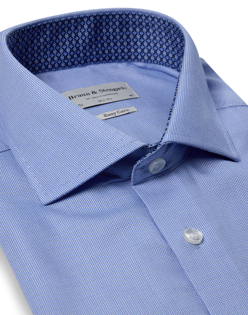 BS Freeman Slim Fit Shirt - Light Blue