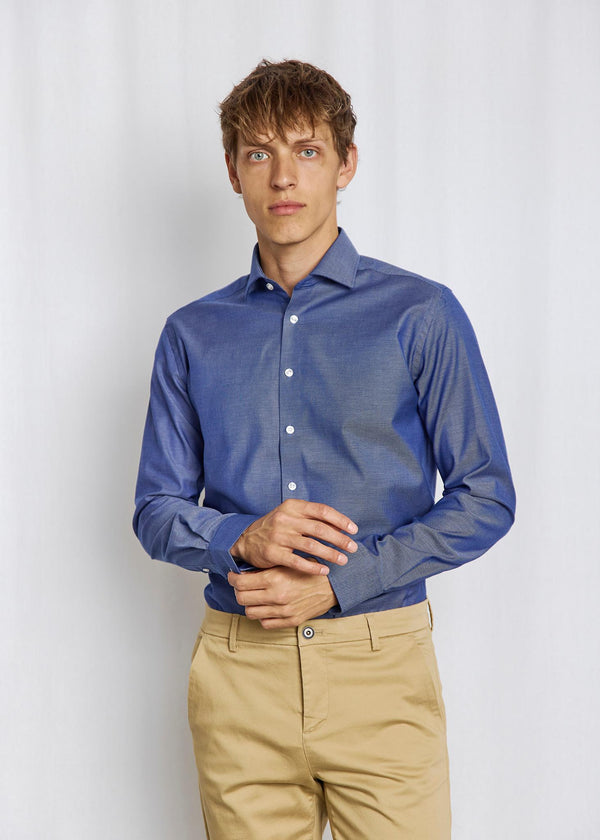 BS Garcia Slim Fit Shirt - Blue