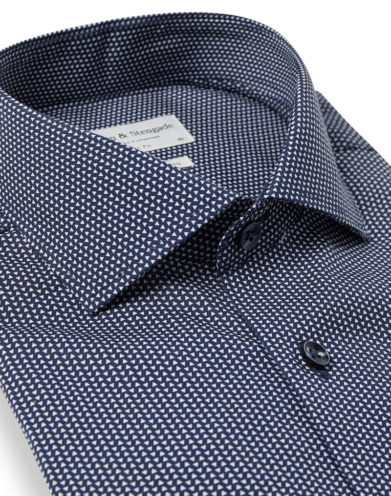BS Henderson Slim Fit Shirt - Navy