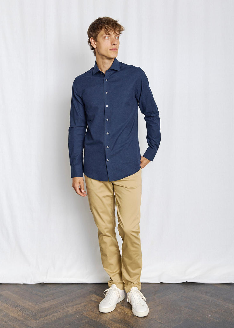 BS Tatis Slim Fit Shirt - Navy
