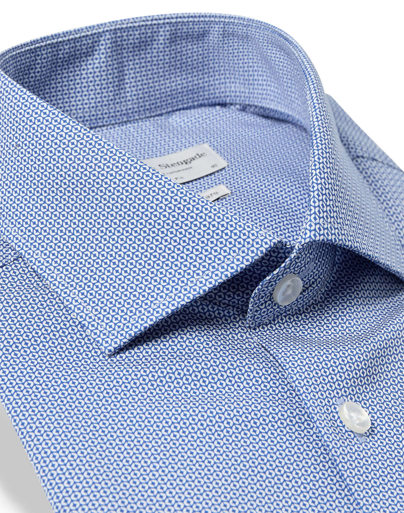 BS Wheeler Slim Fit Shirt - Blue