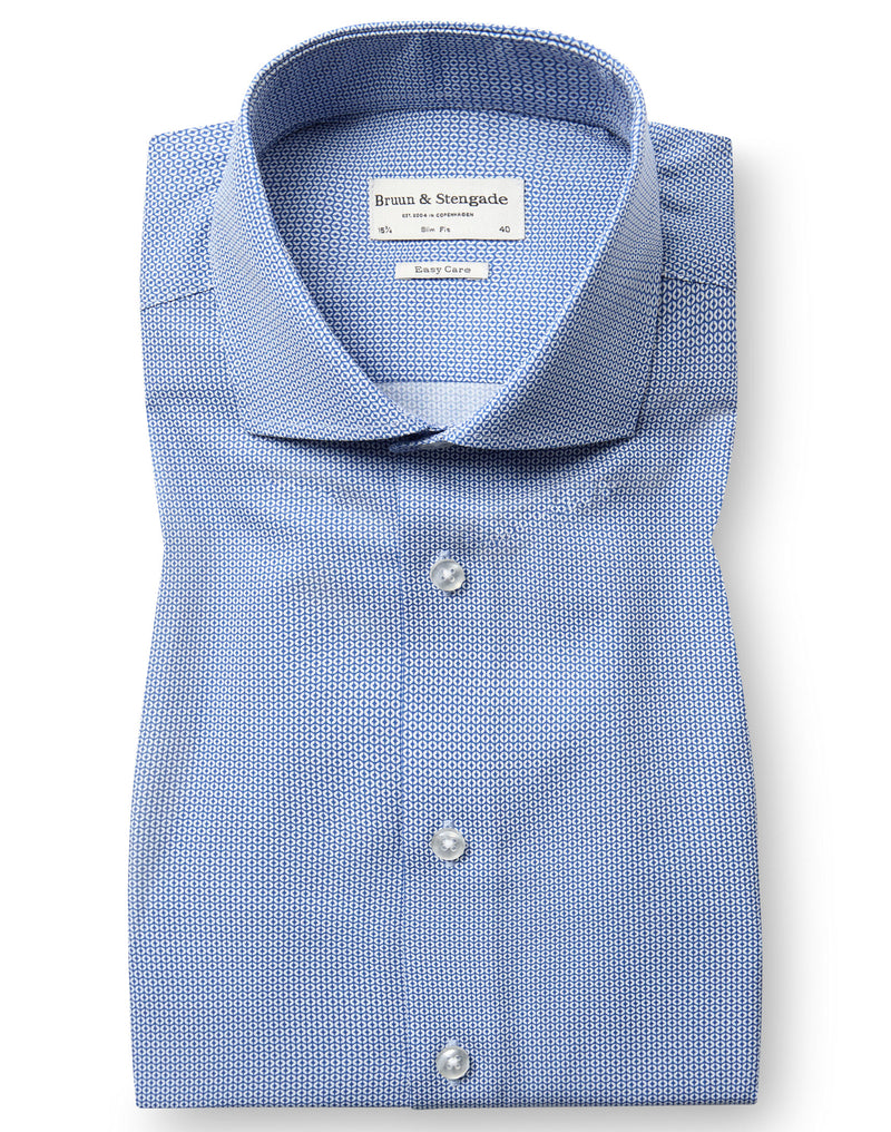 BS Wheeler Slim Fit Shirt - Blue