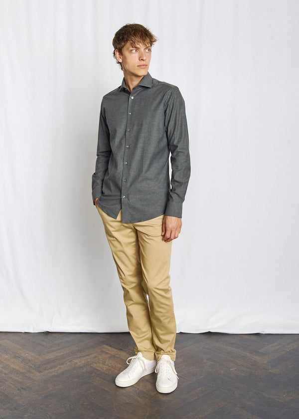 BS Witt Slim Fit Shirt - Dark Green