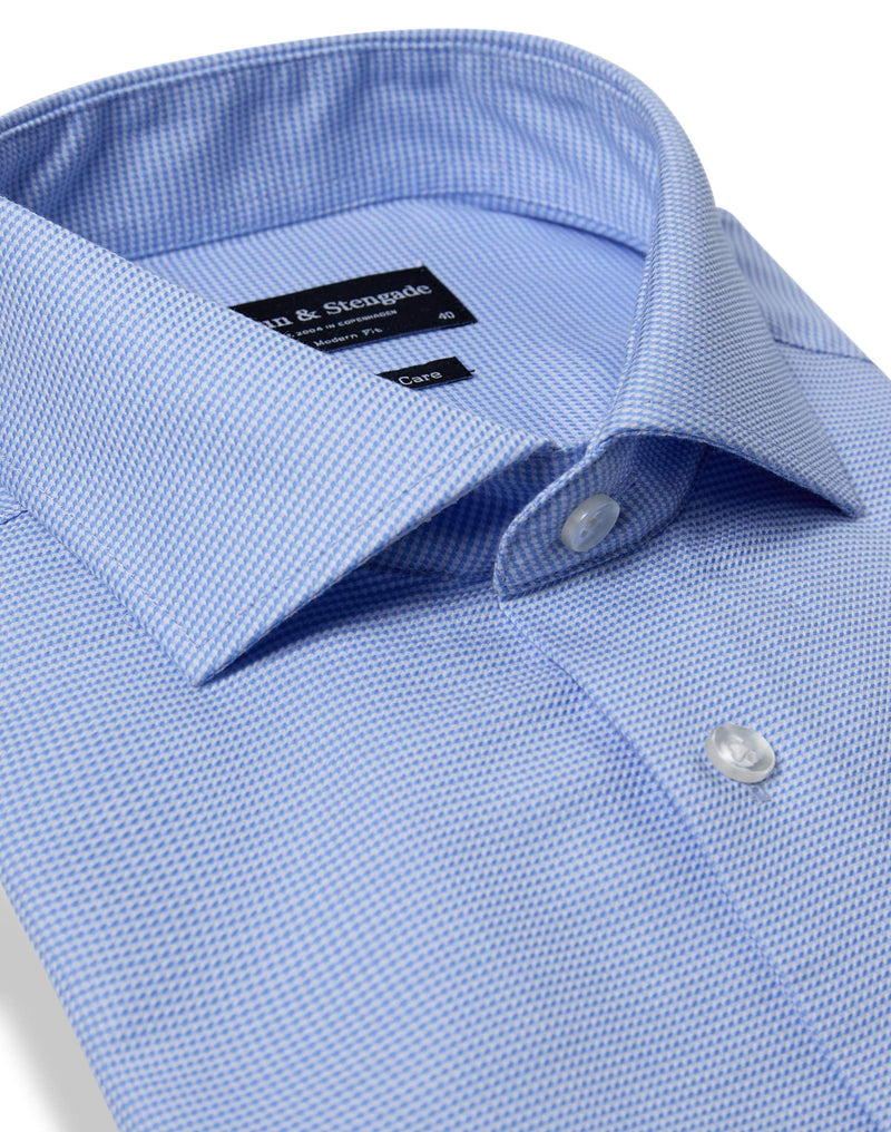 BS Ronald Modern Fit Shirt - Light Blue