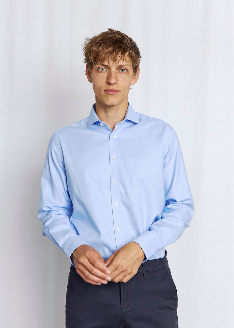 BS Ronald Modern Fit Shirt - Light Blue