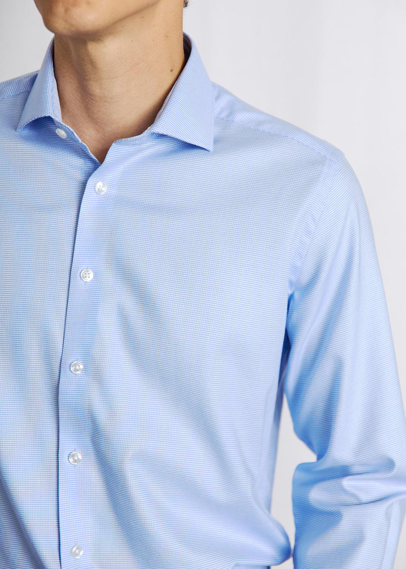 BS Ronald Modern Fit Shirt - Light Blue