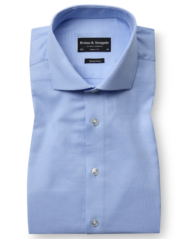 BS Ronald Modern Fit Shirt - Light Blue