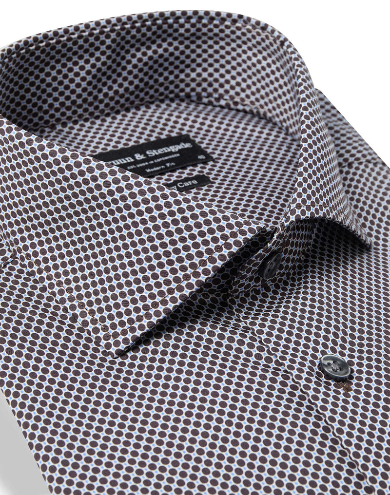 BS Nolan Modern Fit Shirt - Brown