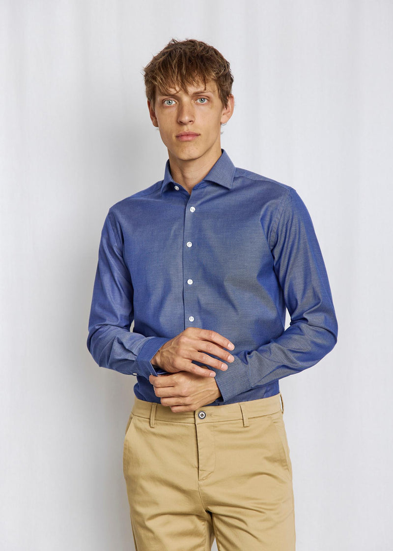 BS Adolis Modern Fit Shirt - Blue