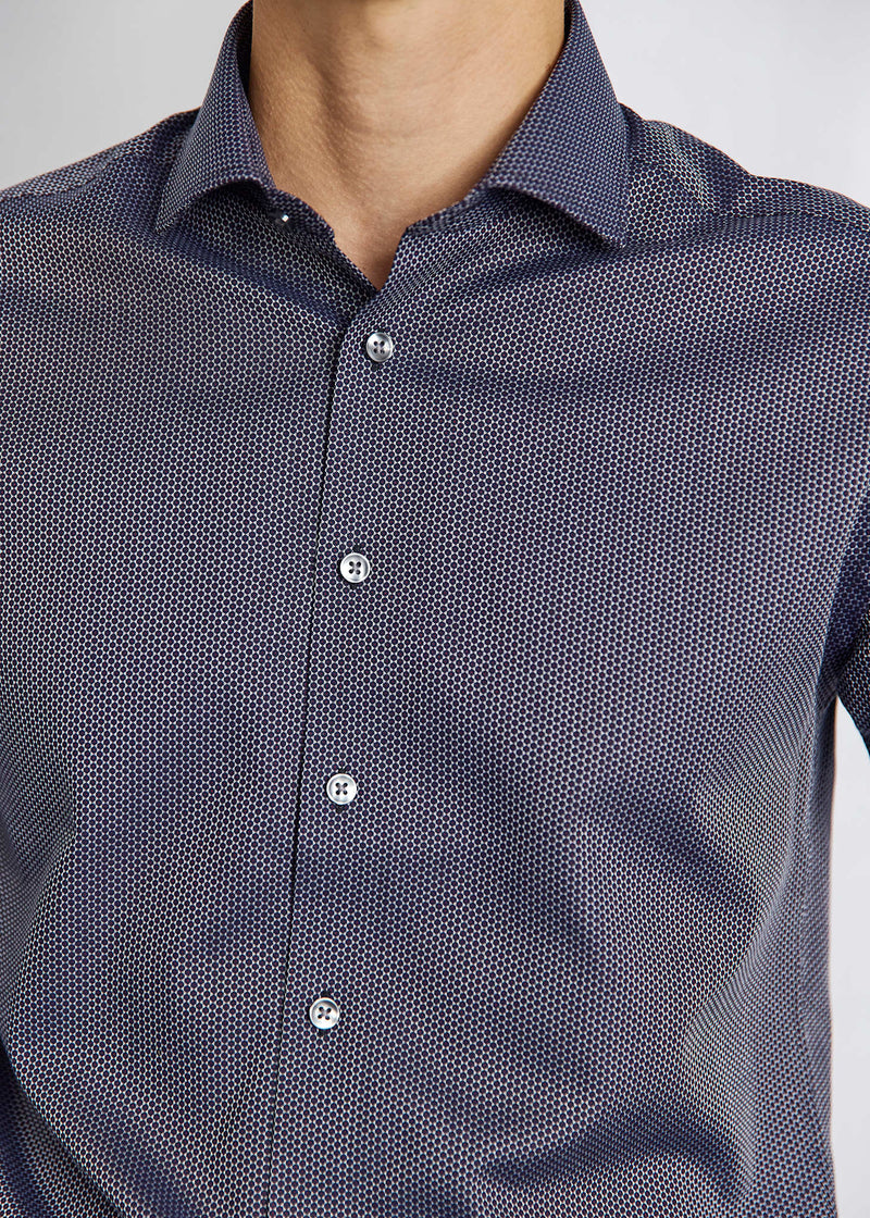 BS Sonny Modern Fit Shirt - Navy