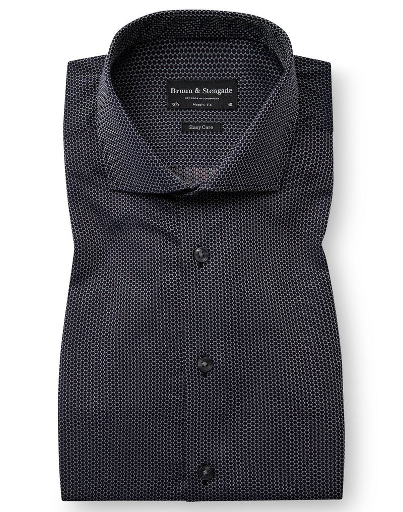 BS Sonny Modern Fit Shirt - Navy