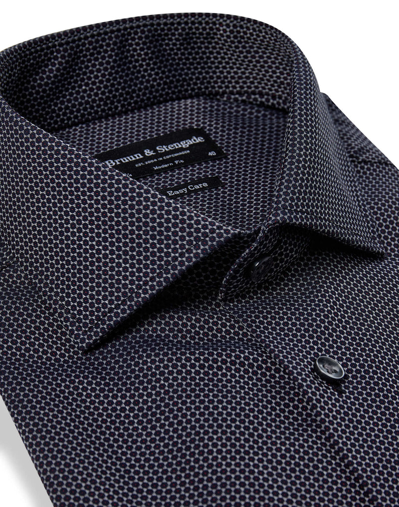 BS Sonny Modern Fit Shirt - Navy