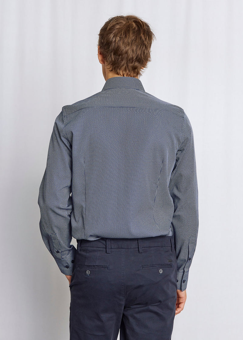 BS Gunnar Modern Fit Shirt - Navy