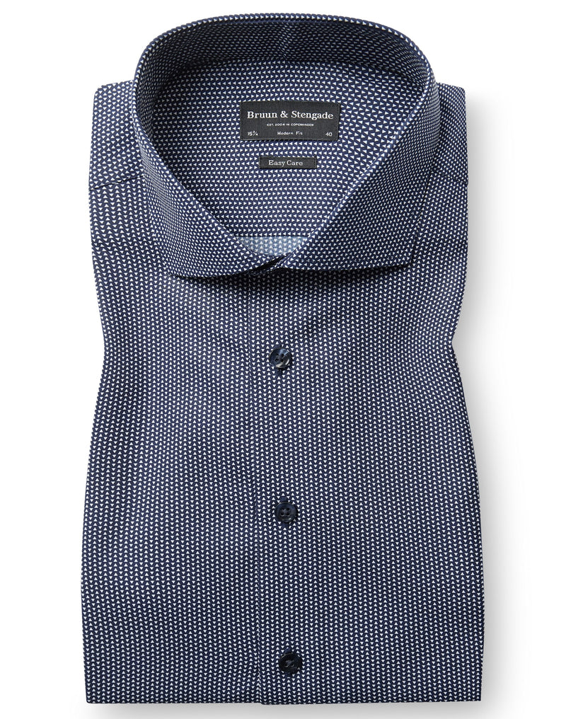 BS Gunnar Modern Fit Shirt - Navy