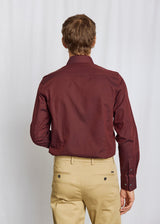 BS Manny Modern Fit Shirt - Burgundy