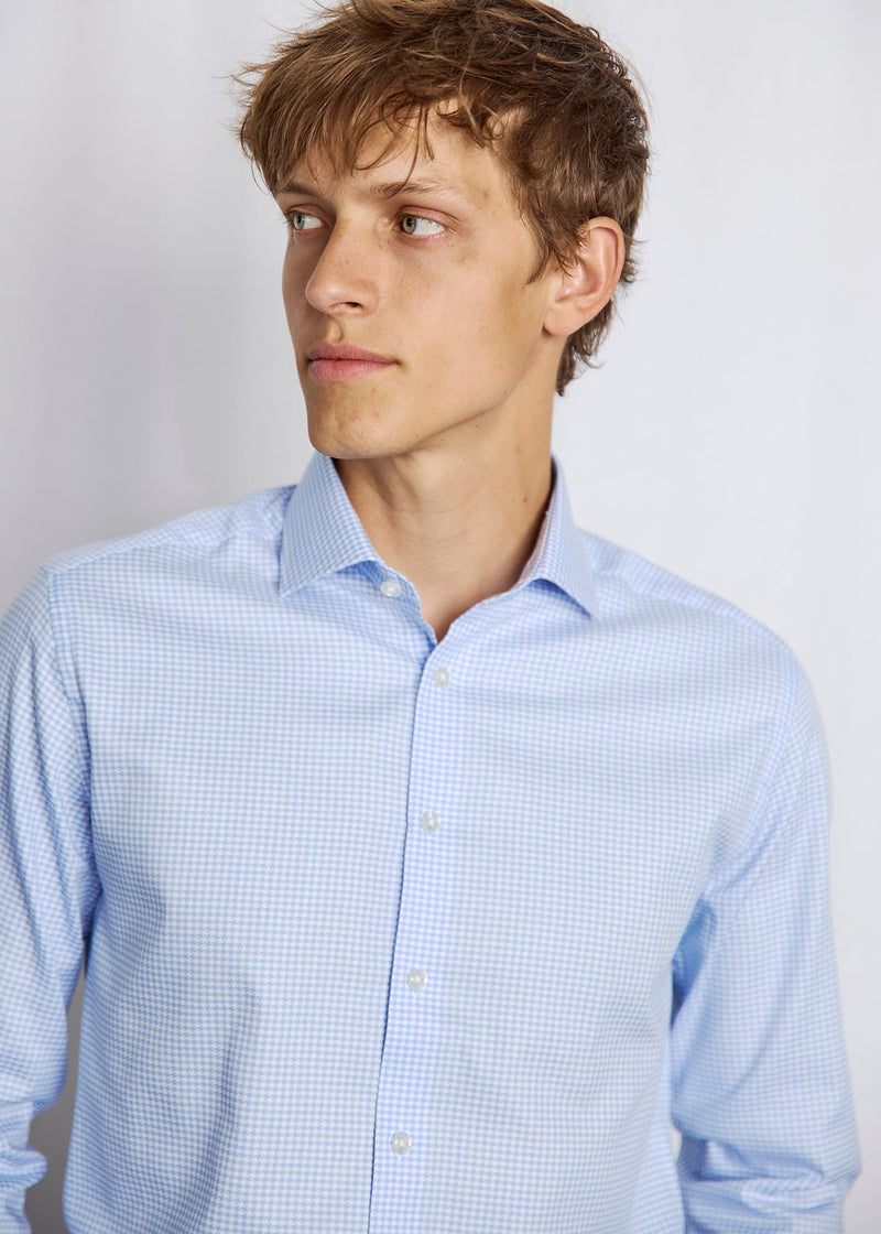BS Austin Modern Fit Shirt - Light Blue