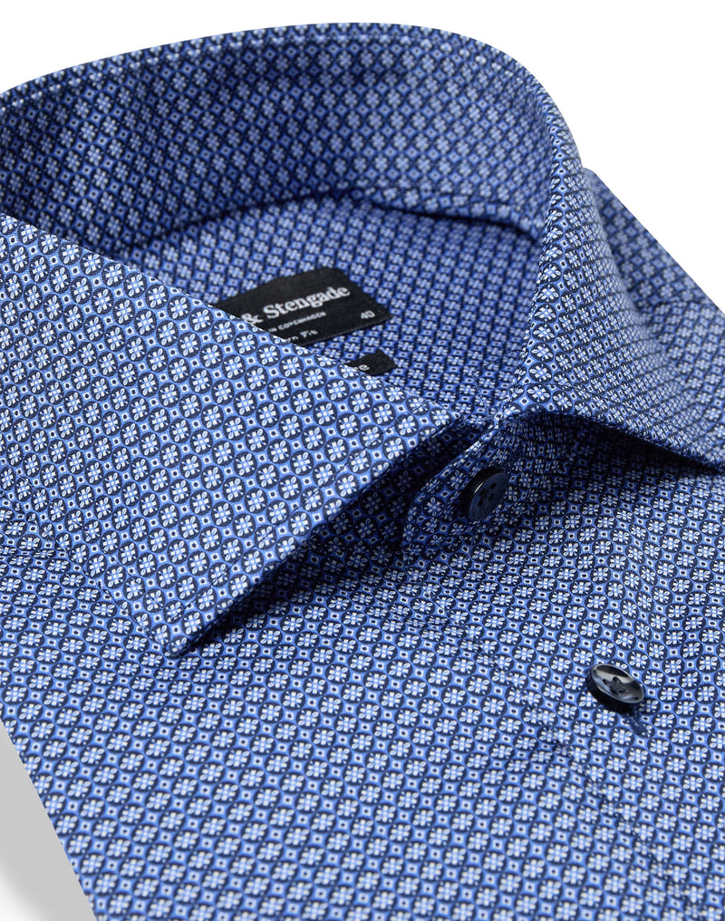 BS Madsen Modern Fit Shirt - Blue
