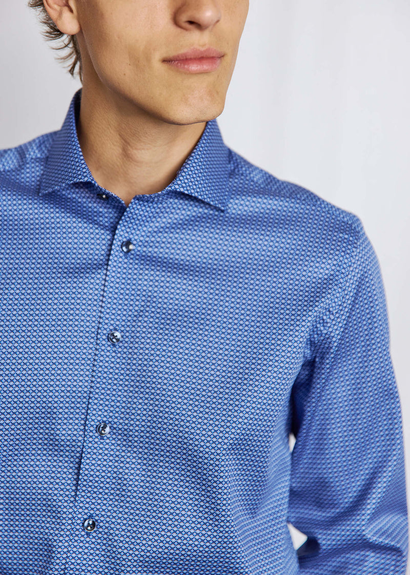 BS Madsen Modern Fit Shirt - Blue