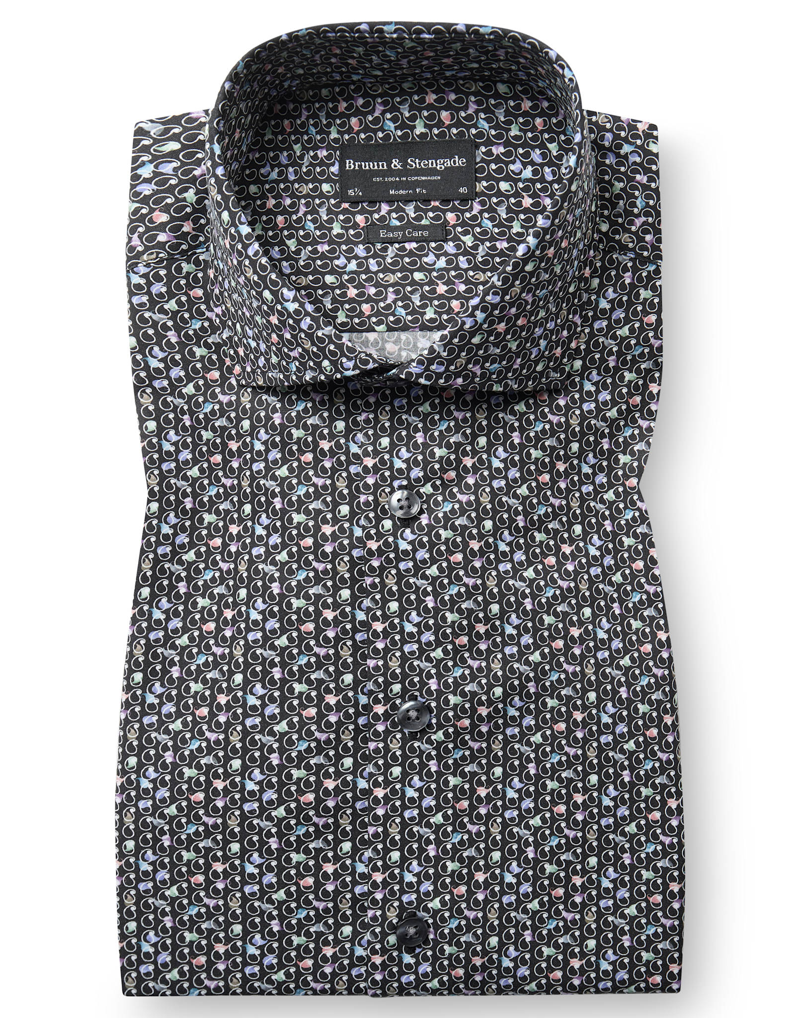 BS Blake Modern Fit Shirt - Black