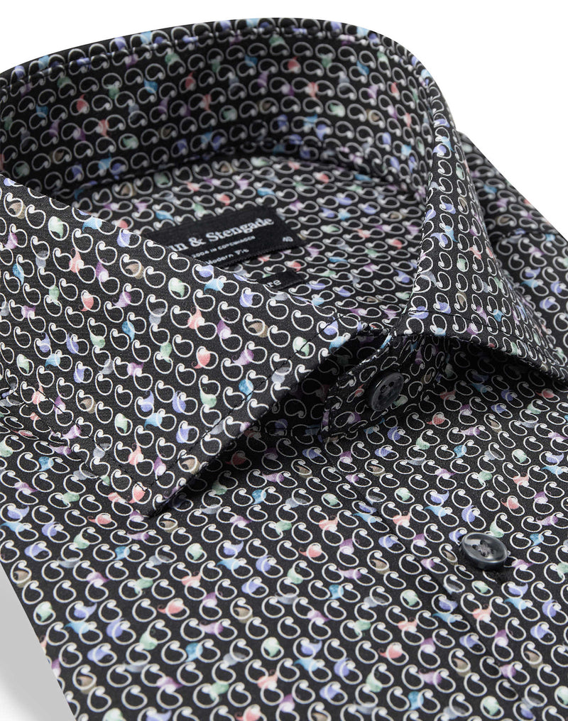 BS Blake Modern Fit Shirt - Black