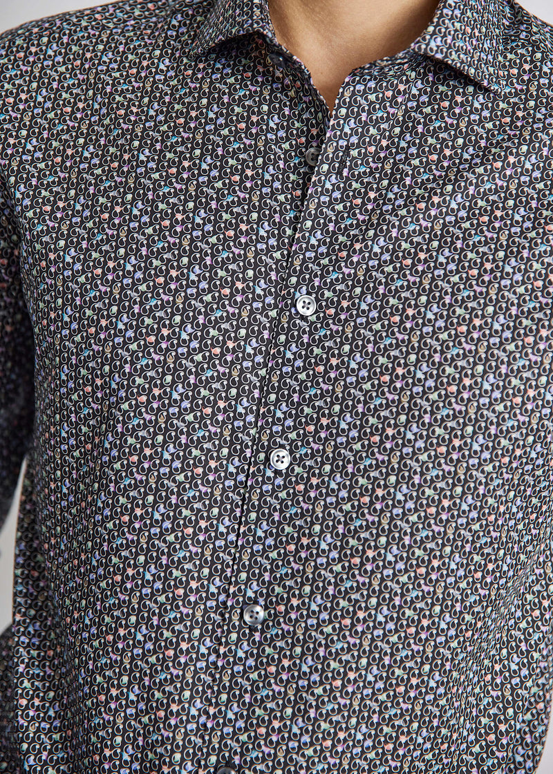 BS Blake Modern Fit Shirt - Black