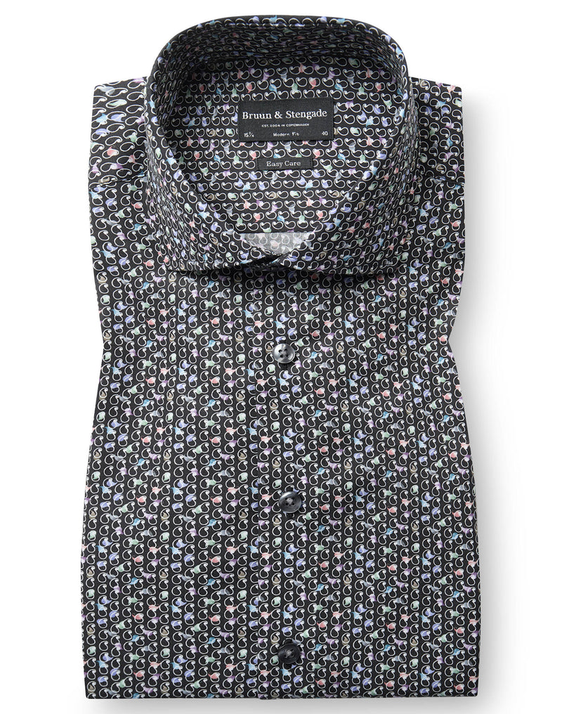 BS Blake Modern Fit Shirt - Black