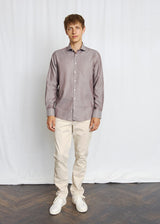 BS Spencer Modern Fit Shirt - Brown