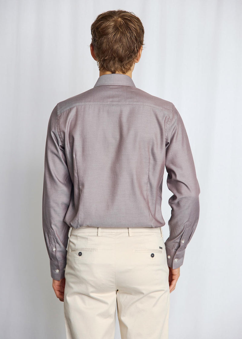 BS Spencer Modern Fit Shirt - Brown