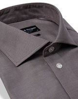 BS Spencer Modern Fit Shirt - Brown