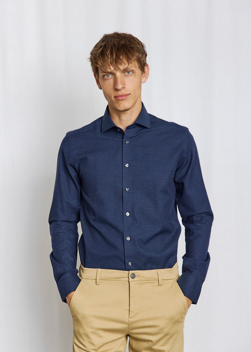 BS Fernando Modern Fit Shirt - Navy