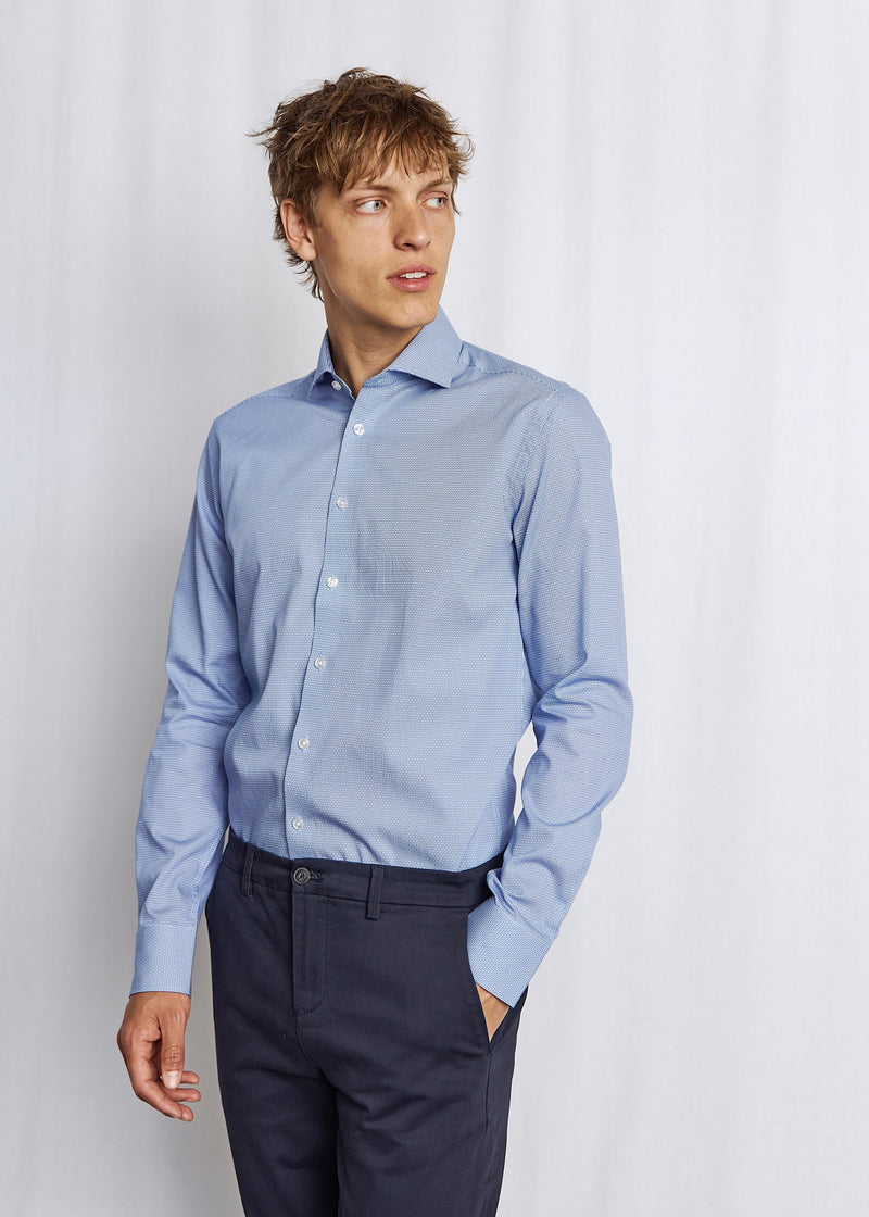 BS Zack Modern Fit Shirt - Blue