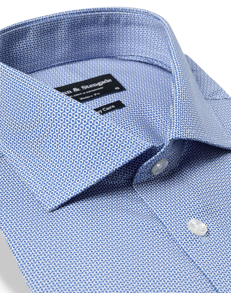 BS Zack Modern Fit Shirt - Blue