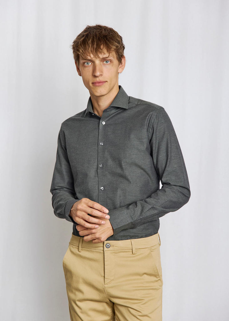 BS Bobby Modern Fit Shirt - Dark Green