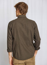 BS Faruk Casual Modern Fit Shirt - Army